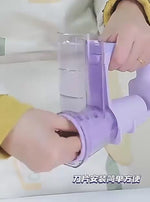 Multi-Functional Handheld Rotary Vegetable Slicer & Grater – 4-in-1 Manual Food Processor