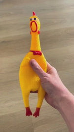 Screaming Rubber Chicken – Hilarious Squeeze Toy & Novelty Noise Maker for Pranks, Pets, and Parties