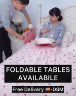 Multi-Functional Folding Bed Desk – Portable Ergonomic Laptop Stand & Breakfast Tray for Home Office