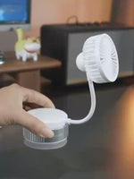Rechargeable Portable Personal Fan with 360° Flexible Adjustable