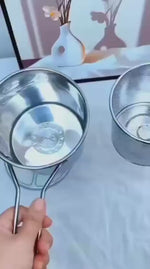 1200ml Stainless Steel Deep Frying Pot with Strainer