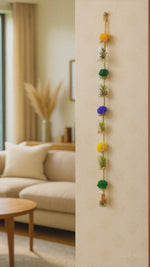 Crystal Stand Wall Hanging – Decorative Glass Vial Floral Display