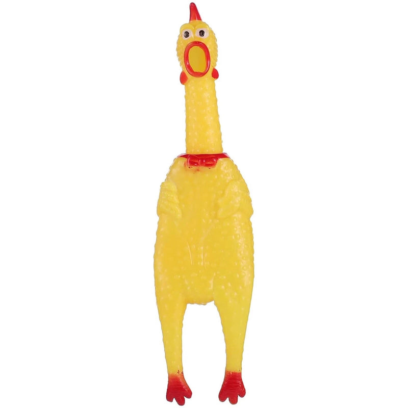 Screaming Rubber Chicken – Hilarious Squeeze Toy & Novelty Noise Maker for Pranks, Pets, and Parties