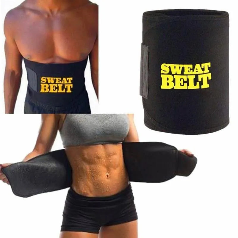 Slimming Belt for Men & Women | Neoprene Waist Trainer for Weight Loss | Belly Fat Burner