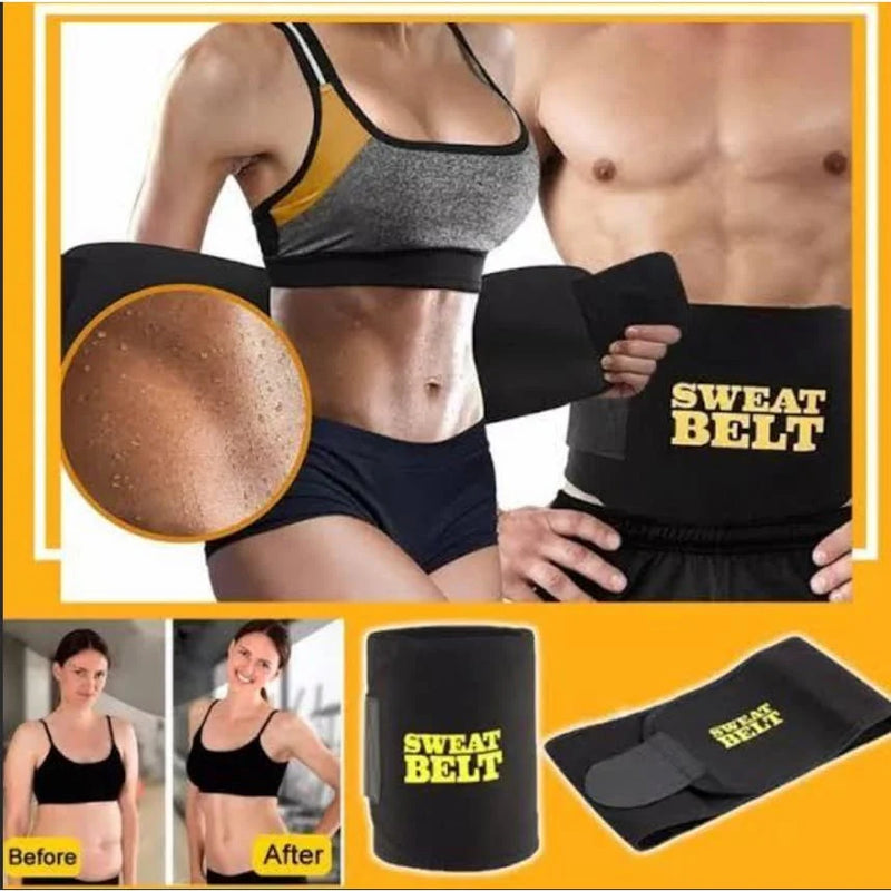 Slimming Belt for Men & Women | Neoprene Waist Trainer for Weight Loss | Belly Fat Burner
