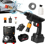Portable High-Pressure Cordless Car Washer Gun – Double Battery Power Kit